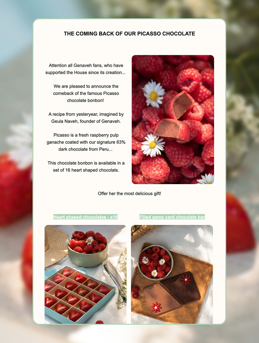 Your Personalised Emailing: Copywriting + Photos