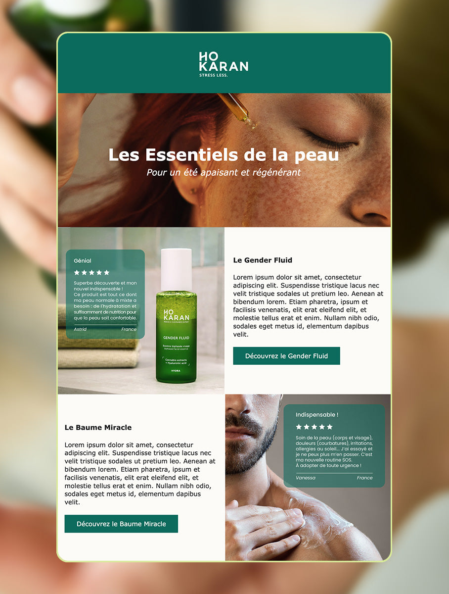 Your Personalised Emailing: Copywriting + Photos
